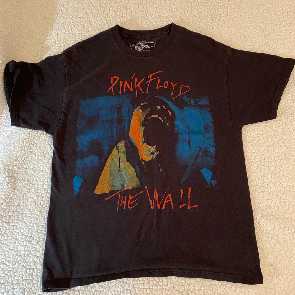 Live Nation Black Cotton T-Shirt Pink Floyd size large